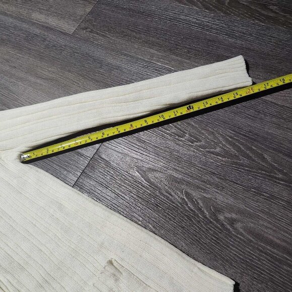 Vintage cream knit button-up cardigan with tiny pockets from Sears - Picture 11 of 13